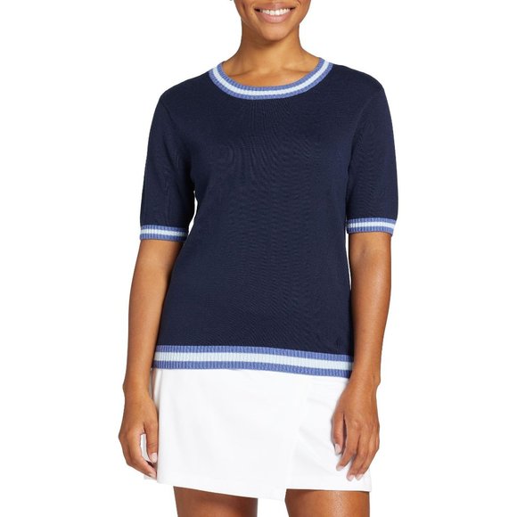 Lady Hagen Sweaters - NWT Lady Hagen Women's Half Sleeve Crewneck Golf Shirt